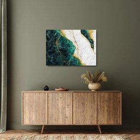 Kép - Türkiz márvány (üvegen) (70x50 cm)