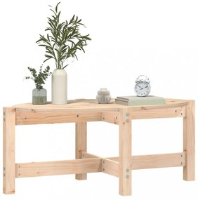tömör fenyőfa dohányzóasztal 87 x 48 x 35 cm