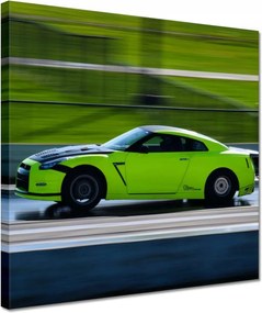 Vászonkép 30x30 Zöld sportautó