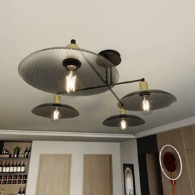 Emibig modern mennyezeti lámpa spirit fekete emi1320/4