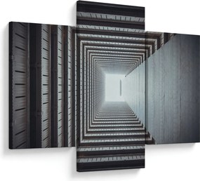 Kép - Kilátás az épület belsejéből (90x60 cm)