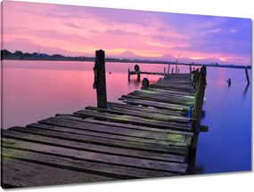 Vászonkép 90x60 Híd a deszkákból