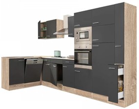 Yorki 370 sarok konyhabútor felülfagyasztós hűtős kivitelben