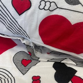 Love dream flanel ágyneműhuzat 200x140cm+90x70cm TiaHome