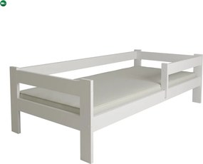 Ala fenyő gyerekágy fehér 80x180 + ajándék ágyrács