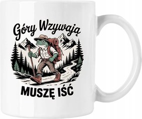 Bögre hegy hiking utazás chill béka fehér 330ml