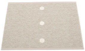 Bézs-krémszínű kültéri-beltéri szőnyeg 70x60 cm Peg Linen Vanilla – Pappelina