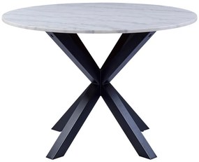 Heaven étkezőasztal fehér márvány 110 cm