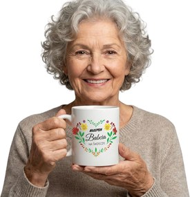 Nagymama Napi Bögre A Világ Legjobb Nagymamája Fehér Kerámia 330 ml