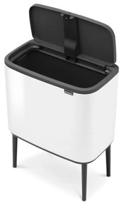 Fehér acél érintésre nyíló szemetes 36 l Bo Touch Bin – Brabantia