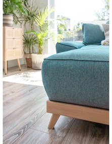 Türkiz kinyitható sarokkanapé (variálható) Dazzling Daisy – Miuform