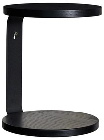 Fekete többszintes fali polc 25,5 cm Oto – Hübsch