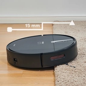 Niceboy ION Charles i4 - Intelligens robotporszívó 2in1 4400 mAh Wi-Fi fekete + távirányító