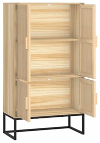 vidaXL szerelt fa magasszekrény 70x35x125 cm