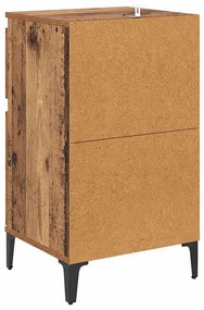 Éjjeliszekrény fiókkal 2 pcs Régi fa 40 x 35 x 70 cm Faanyag
