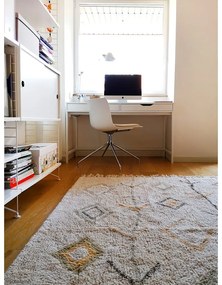 Bézs mosható kézi szövésű pamut szőnyeg 170x240 cm Kaarol Earth – Lorena Canals