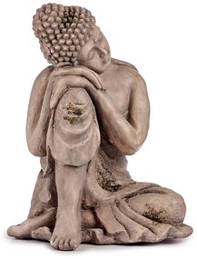 Dekoratív kerti figura Buddha szobor Szürke 54 cm