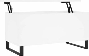 vidaXL fehér szerelt fa dohányzóasztal 90x44,5x45 cm
