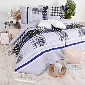 EMI Art pamut ágyneműhuzat, A standard egyszemélyes ágy szett tartalma: 1x 140x200 + 1x 70x90