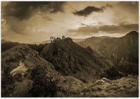 Poszterek 100x70 Barna tájkép Tájkép