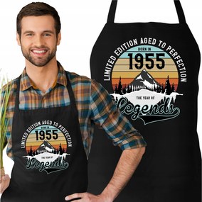 Kötény születésnapra 70 éves Divatos Ajándék Limited Edition Dátummal 1955