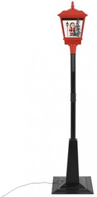 karácsonyi utcai lámpa Mikulással LED 180 cm