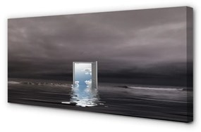 Canvas képek Sea ajtó ég 100x50 cm