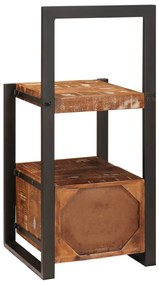 Valet állvány Többszínű 40x40x90 cm Szilárd Fa Újrahasznosított