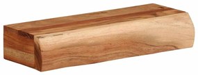 2 darab tömör akácfa fali polc 40x17x8 cm