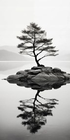 Poszter 50x100cm Magányos fa