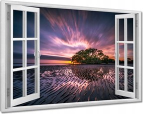 Festmények 120x80 Gyönyörű lila tájkép