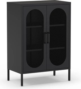 Fekete szekrény 70x100 cm Diora – Marckeric