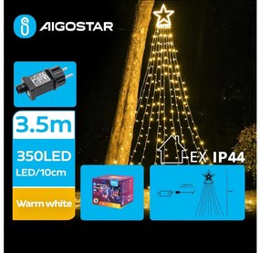 Aigostar B.V. Aigostar - LED Karácsonyi kültéri dekoráció LED/6W/230V 3,5m IP44 meleg fehér AI1218