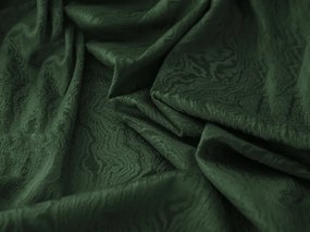 Sötétítő függöny DUNES VELVET 140x250 cm, sötétzöld Felfüggesztés: Fém gyűrűk