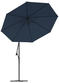 kék konzolos napernyő csereponyva 300 cm