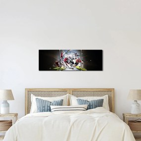 Kép - Sportolók (órával) (90x30 cm)