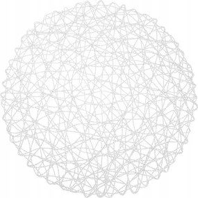 Asztali Tányéralátét Papír Fehér Kerek 35 CM Csipke