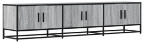 szürke sonoma színű szerelt fa TV-szekrény 180 x 35 x 41 cm