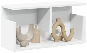 fehér szerelt fa faliszekrény 60 x 20 x 30 cm