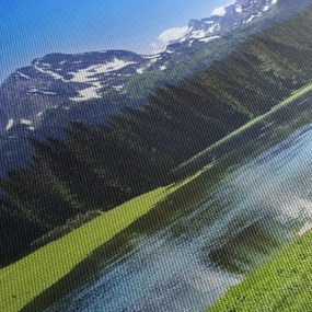 Kép - havas hegycsúcsok (120x50 cm)