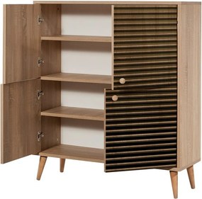 Mega Sonoma Oak Stripes II szekrény