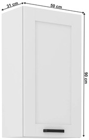 Felsőszekrény  Lesana 1 (fehér) 50 G-90 1F . 1063912