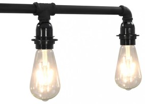 fekete mennyezeti lámpa 5 x E27