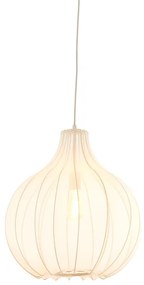 Bézs függőlámpa textil búrával ø 50 cm Elati – Light &amp; Living