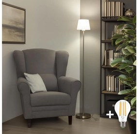 Brilagi - LED állólámpa CERIA 1xE27/40W/230V átm. 20,5 cm fehér/matt króm