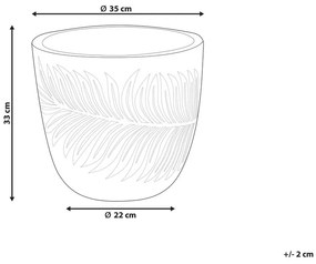 Virágtartó 33 cm Fiero (fehér). 1075110