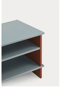 Téglavörös-szürke éjjeliszekrény Inari – Teulat