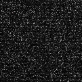 15 db sötétszürke öntapadós lépcsőszőnyeg 65x21x4 cm