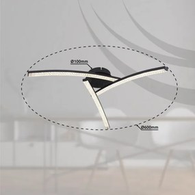 Globo 67169-18 - LED Felületre szerelhető csillár JULES LED/18W/230V 2700/4000/6000K