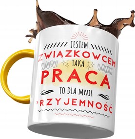 Sárga Bögre Szakszervezetnek A munka öröm a fényképes nyomtatással